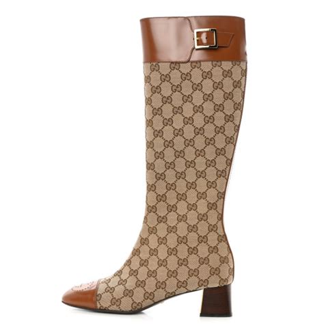 ugg x gucci boots|Gucci monogram thigh high boots.